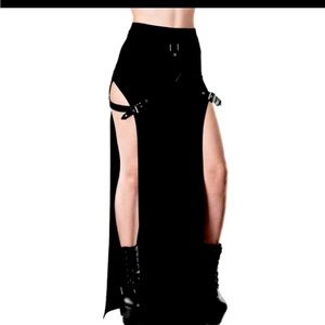 Killstar division maxi skirt xl